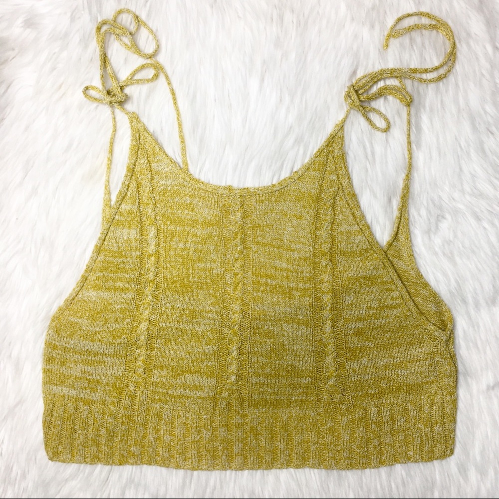 Free People Bombshell Cropped Tank